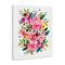 Stupell Industries Floral Best Mom Ever Canvas Wall Art